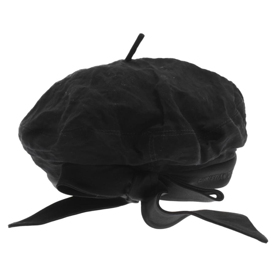 ディオール Dior Arty ベレー帽 Christian Dior クリスチャンディオール Arty バックリボン