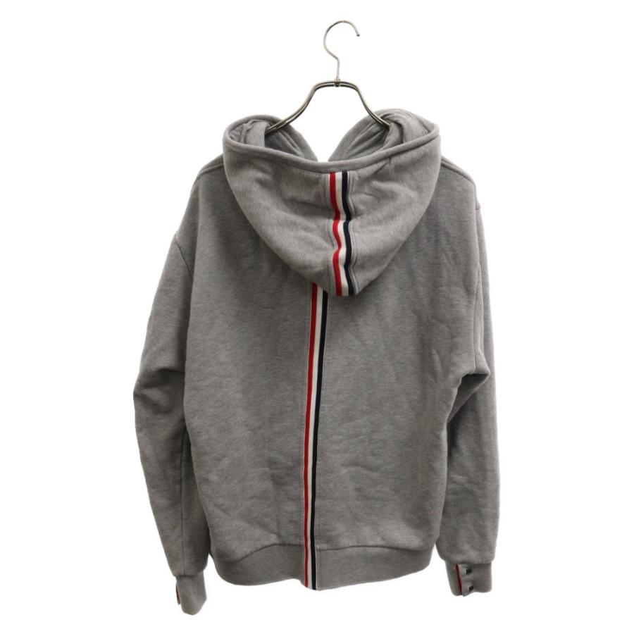 正規美品 THOM BROWNE トムブラウン バックセンターRWBパーカー THOM BROWNE（トム ブラウン） HOODIE ZIP-UP PULLOVER IN CLASSIC