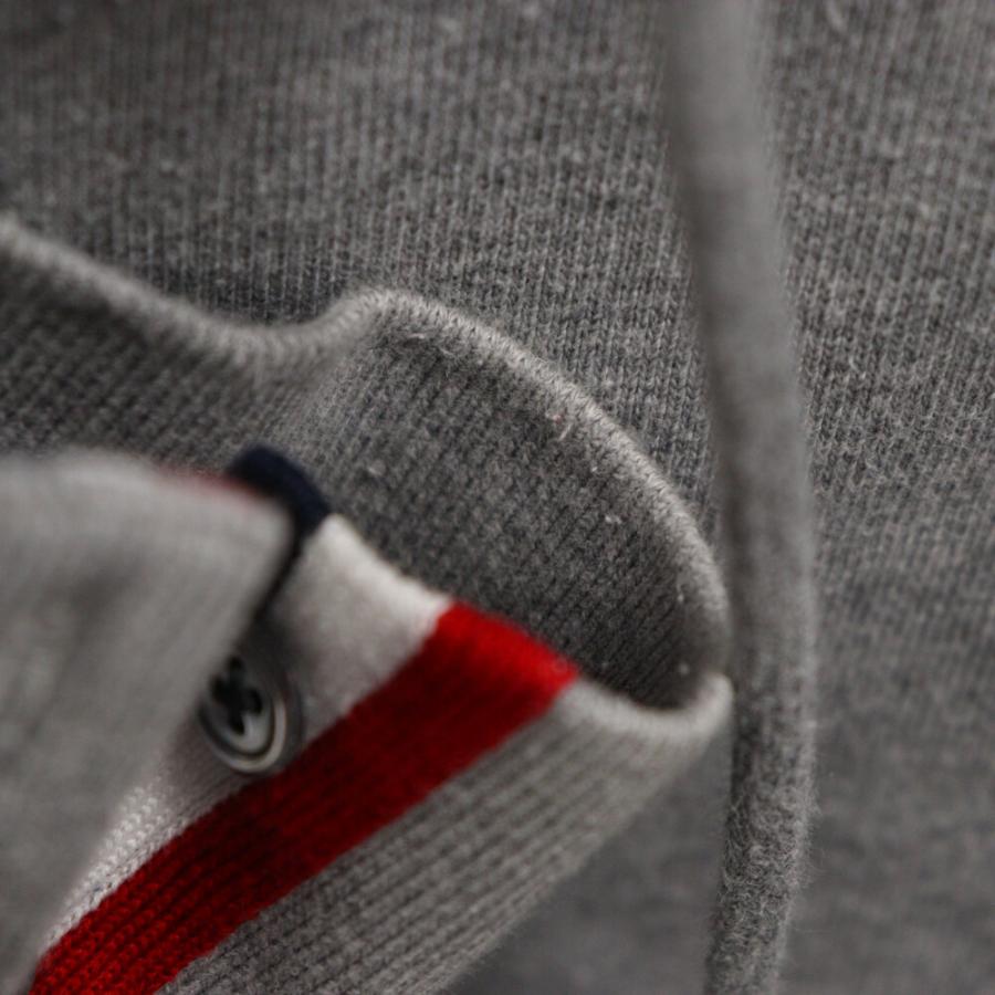 正規美品 THOM BROWNE トムブラウン バックセンターRWBパーカー THOM BROWNE（トム ブラウン） HOODIE ZIP-UP PULLOVER IN CLASSIC