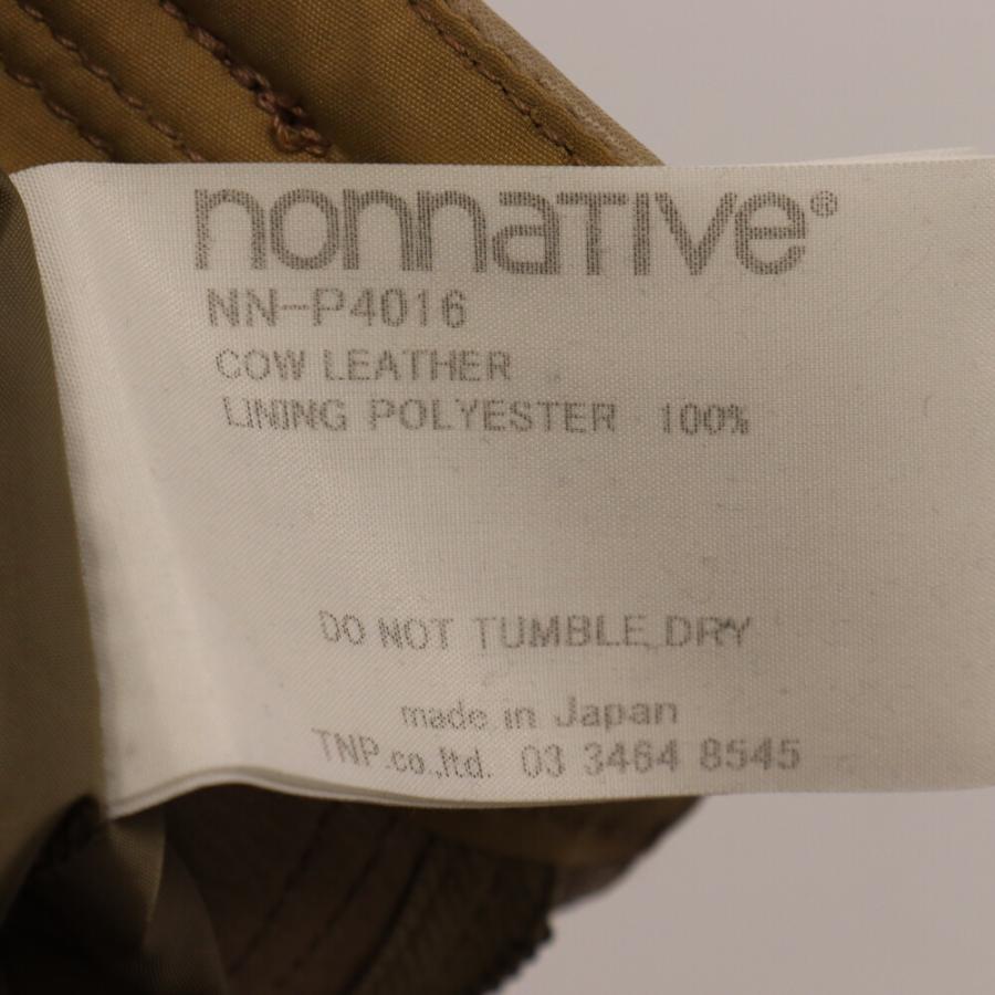 nonnative（ノンネイティブ） EXPLORER JEANS DROPPED FIT COW LEATHER