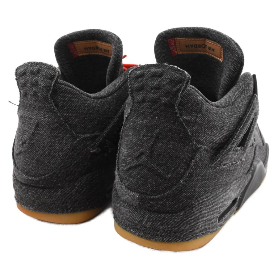 NIKE ナイキ × リーバイス エア ジョーダン4 ブラック デニム 