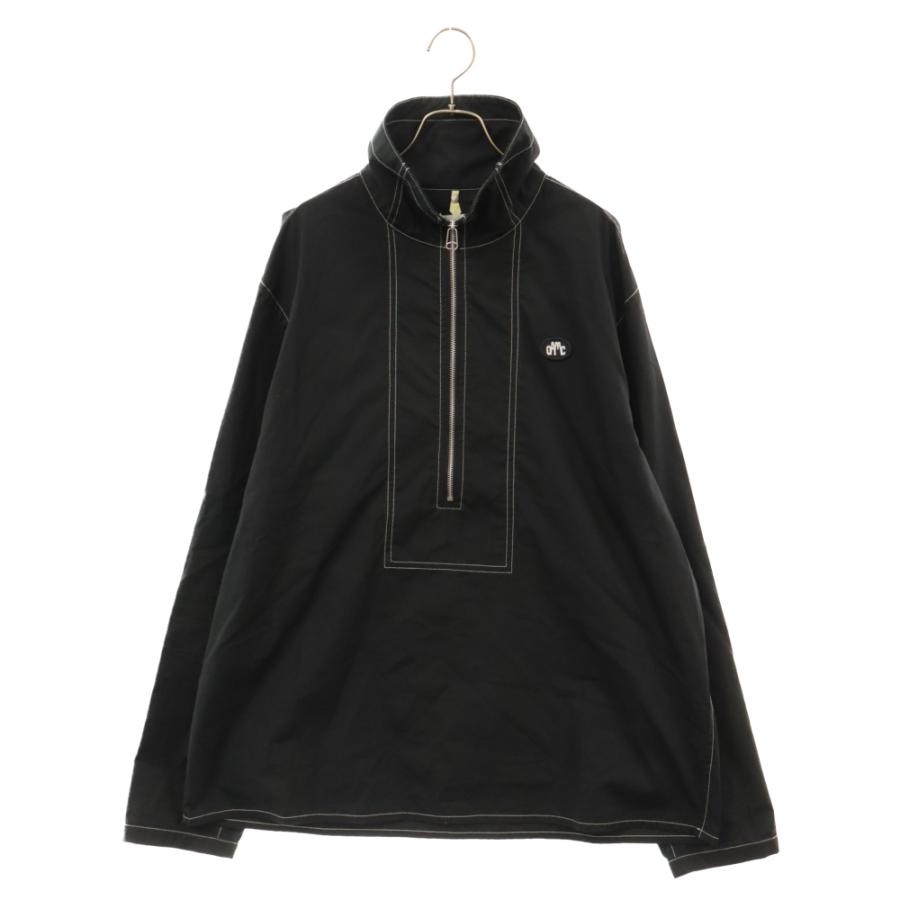 OAMC オーエーエムシー 22AW FLARE SHIRT コットン ハーフジップ プル 