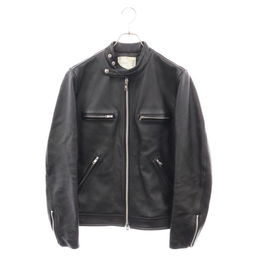 sacai Sacai サカイ 16SS 変形フェイクダブルレザー シングル sacai Sacai サカイ 16SS 変形フェイクダブルレザー シングル