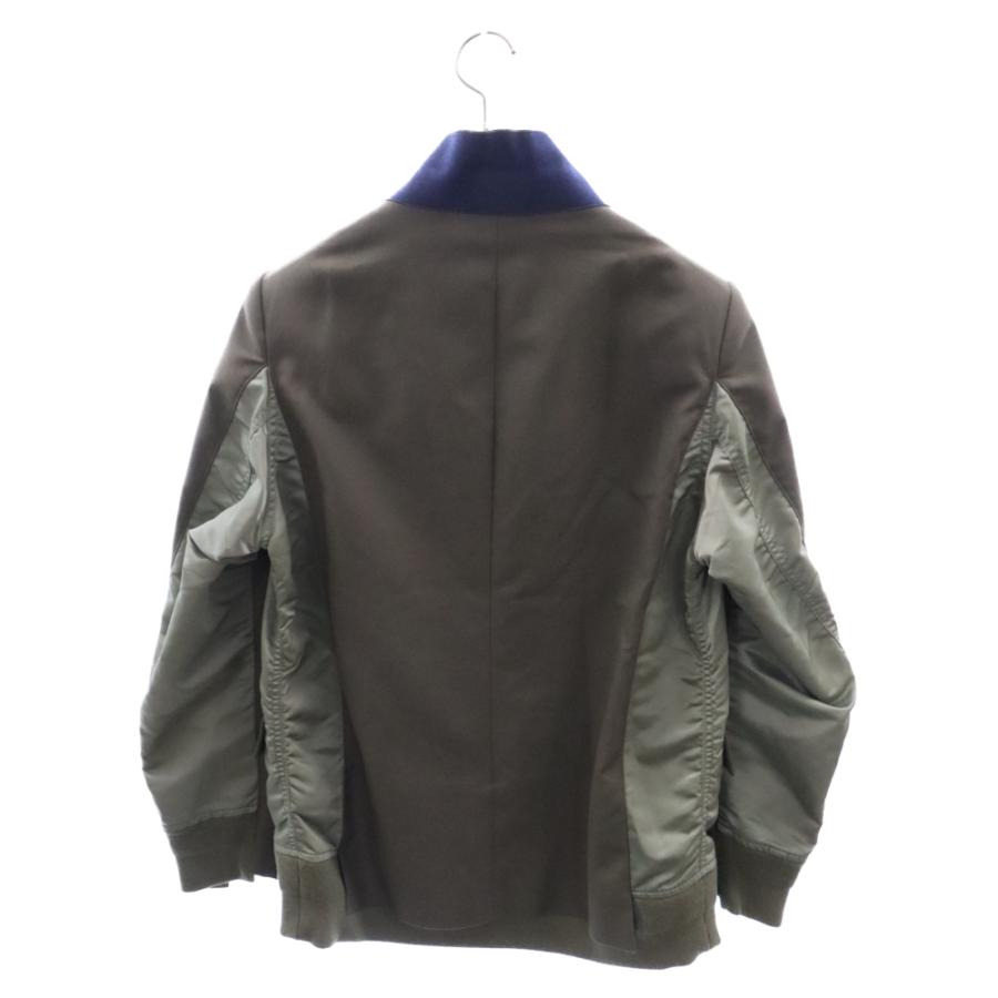 sacai Sacai サカイ 21SS SUITING MA-1 ドッキング スーチング sacai Sacai サカイ 21SS SUITING MA-1 ドッキング スーチング