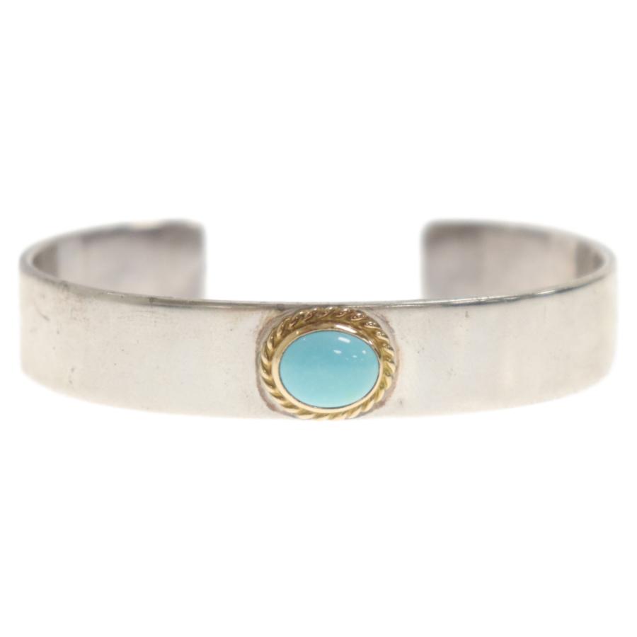 ゴローズ金縄ターコイズブレス（S） goro's ゴローズ 金縄ターコイズ付き平打ち ブレスレット