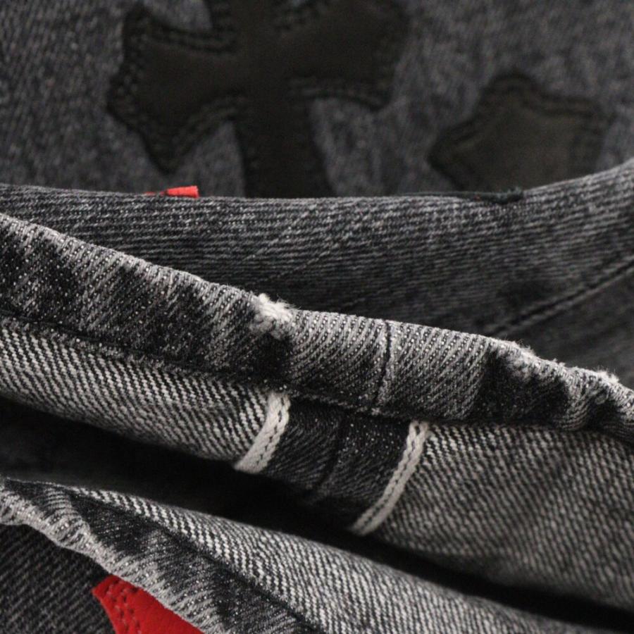 CHROME HEARTS（クロムハーツ） JEAN STRTLG FBRC クロスパッチ付き