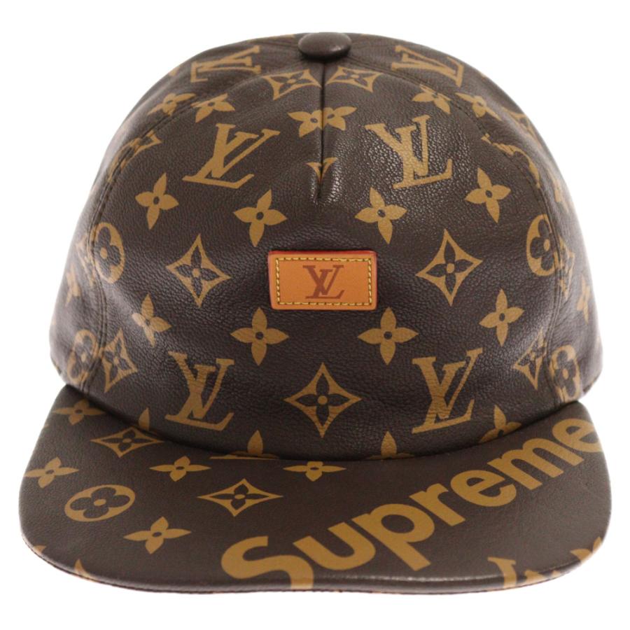 Supreme シュプリーム 17AW× ルイヴィトン LV5パネルキャップ 総 Supreme シュプリーム 17AW× ルイヴィトン LV5パネルキャップ 総