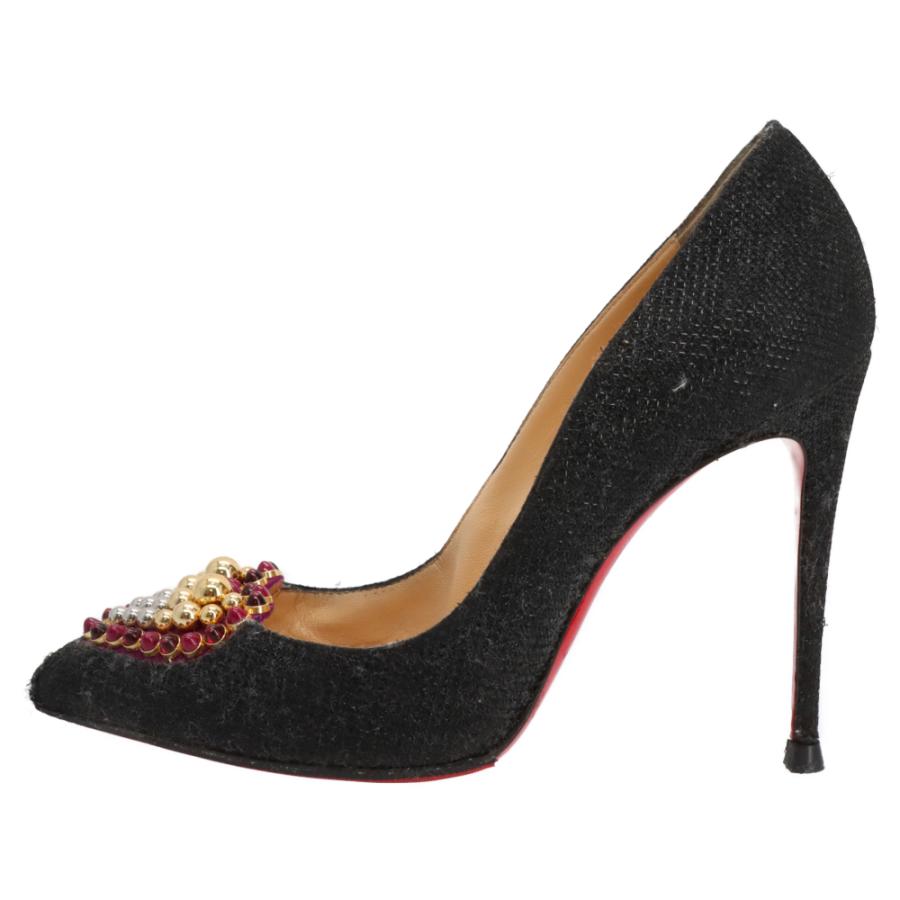 CHRISTIAN LOUBOUTIN クリスチャンルブタン ハートビジュー ハイヒール 