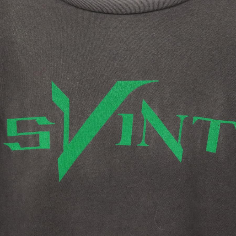 セントマイケル 22AW ×VLONE VL LS TEE SKUL ヴィーロン ダメージ加工 