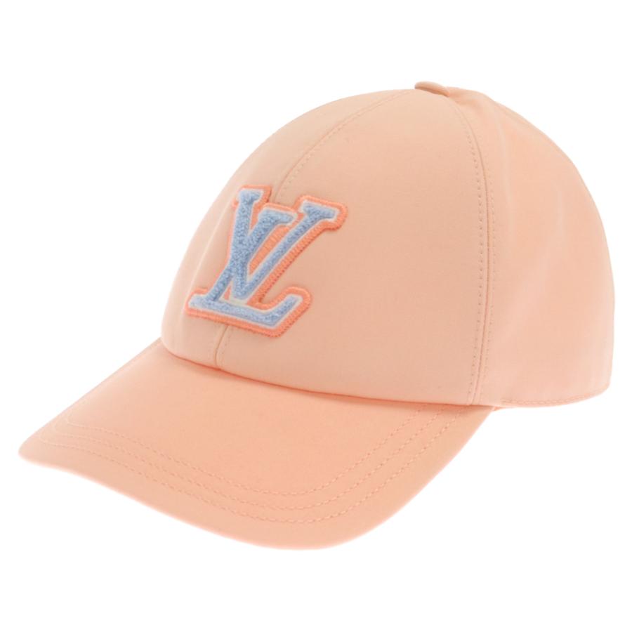 LOUIS VUITTON ルイヴィトン 24SS LV シグネチャーロゴパッチ キャップ 帽子 ピンク レディース WA5203 M7377L LOUIS VUITTON（ルイ・ヴィトン） 24SS LV シグネチャーロゴパッチ