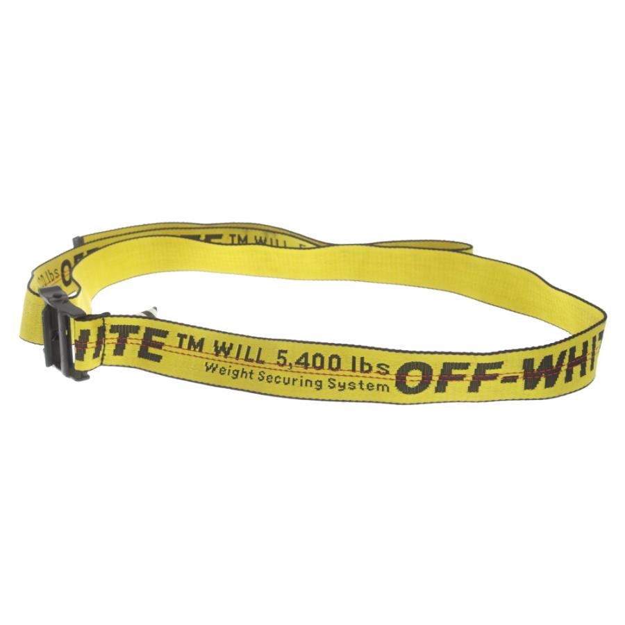 OFF-WHITE オフホワイト インダストリアル ロゴ ロング ガチャベルト  