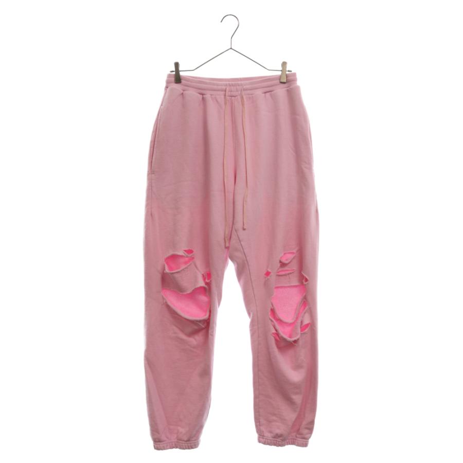 JUN/NAKAYAMA ジュンナカヤマ DISTRESSED SWEATPANTS / PNK JUN/NAKAYAMA ジュンナカヤマ DISTRESSED SWEATPANTS / PNK