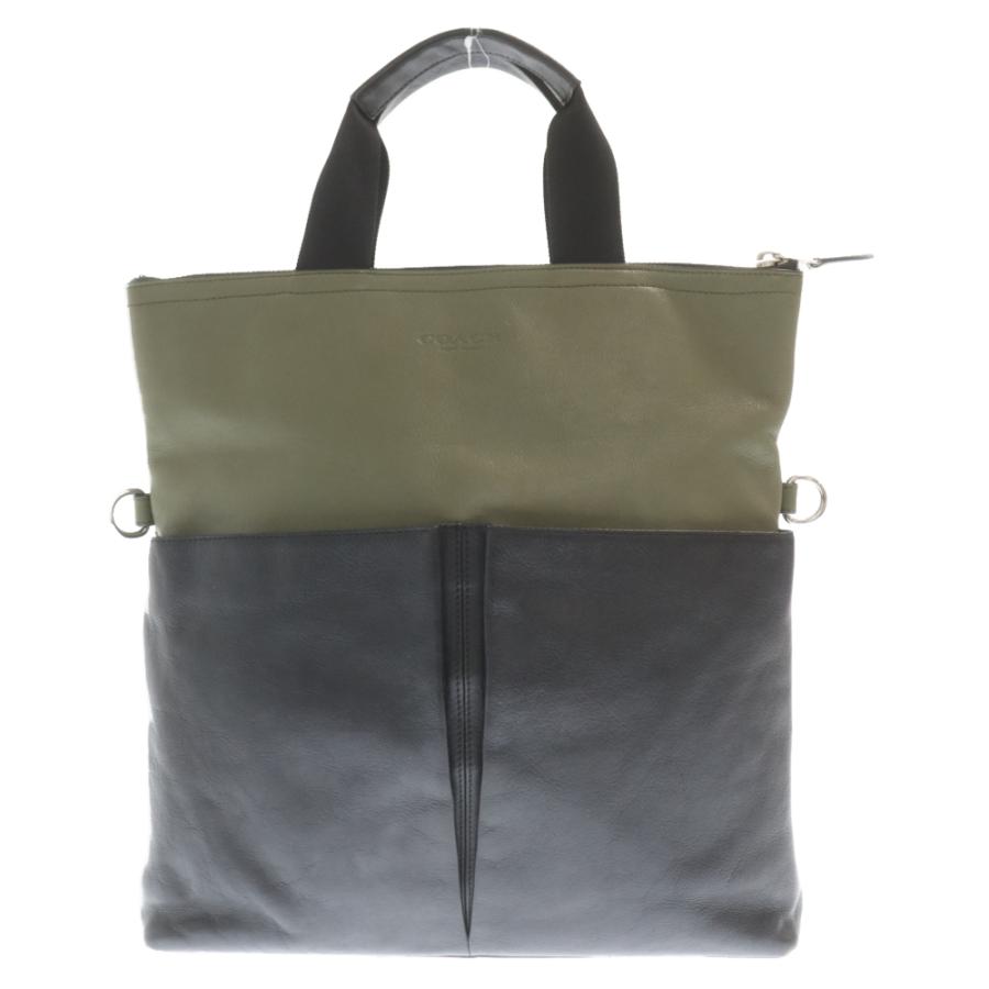 COACH コーチ FOLDOVER TOTE フォルドオーバー レザー トートバッグ  