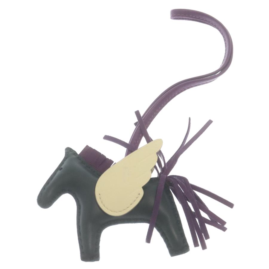 HERMES（エルメス） ロデオPM ペガサス バッグチャーム B刻印 パープル
