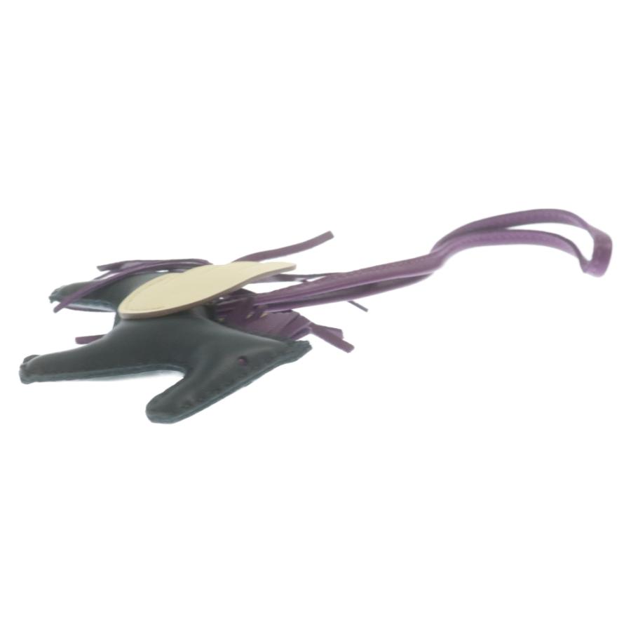 HERMES（エルメス） ロデオPM ペガサス バッグチャーム B刻印 パープル