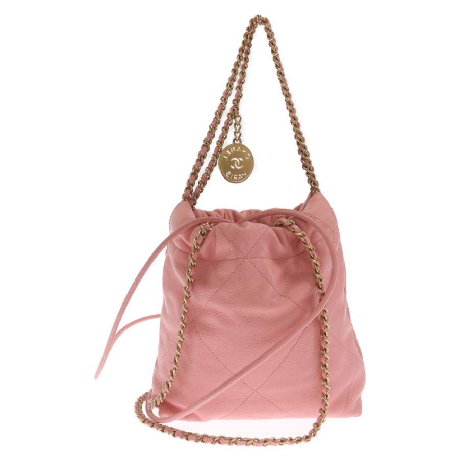 CHANEL シャネル シャネル22 キャビアスキン レザー ショルダー CHANEL シャネル シャネル22 キャビアスキン レザー ショルダー