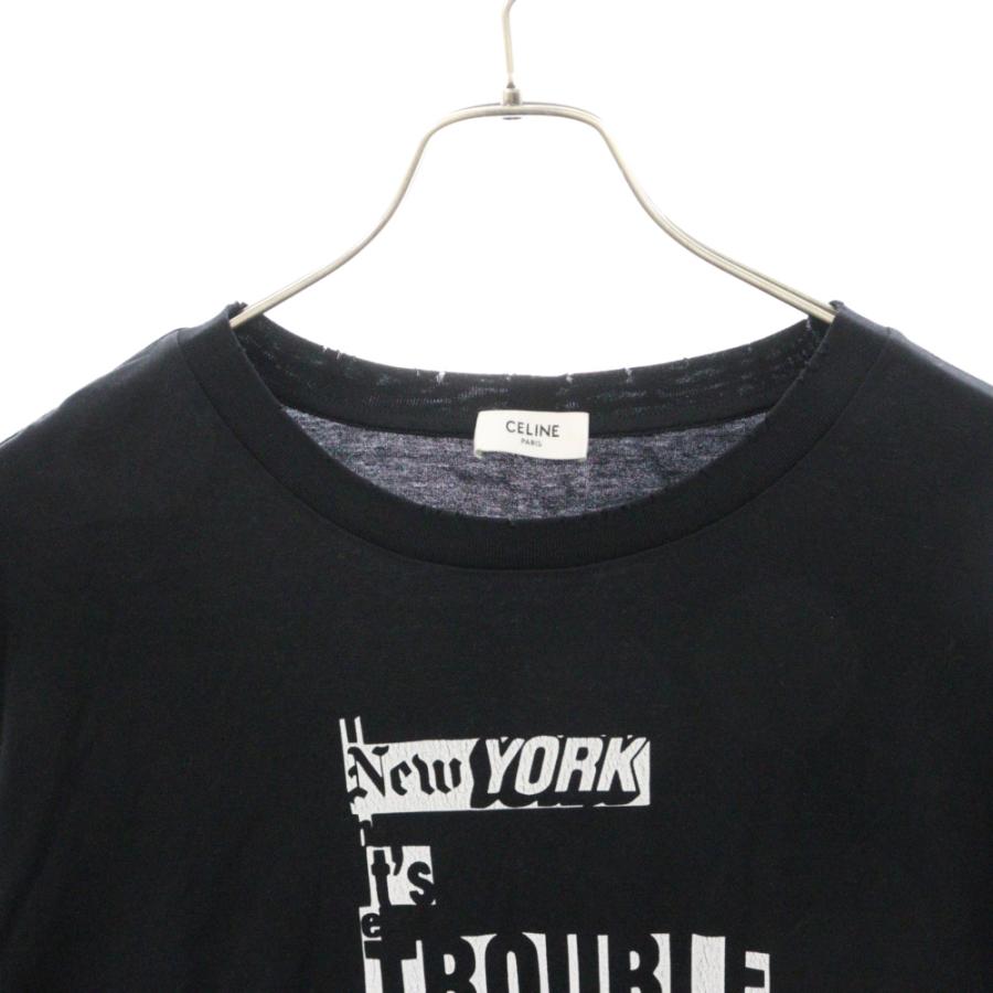 CELINE セリーヌ ×ダッシュスノー ルーズ半袖Tシャツ ブラック CELINE セリーヌ ×ダッシュスノー ルーズ半袖Tシャツ ブラック