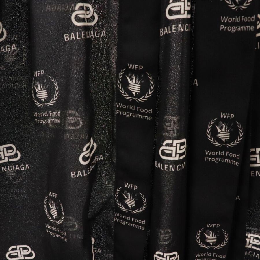 BALENCIAGA バレンシアガ WFP ロゴプリント 総柄 ボウカラー