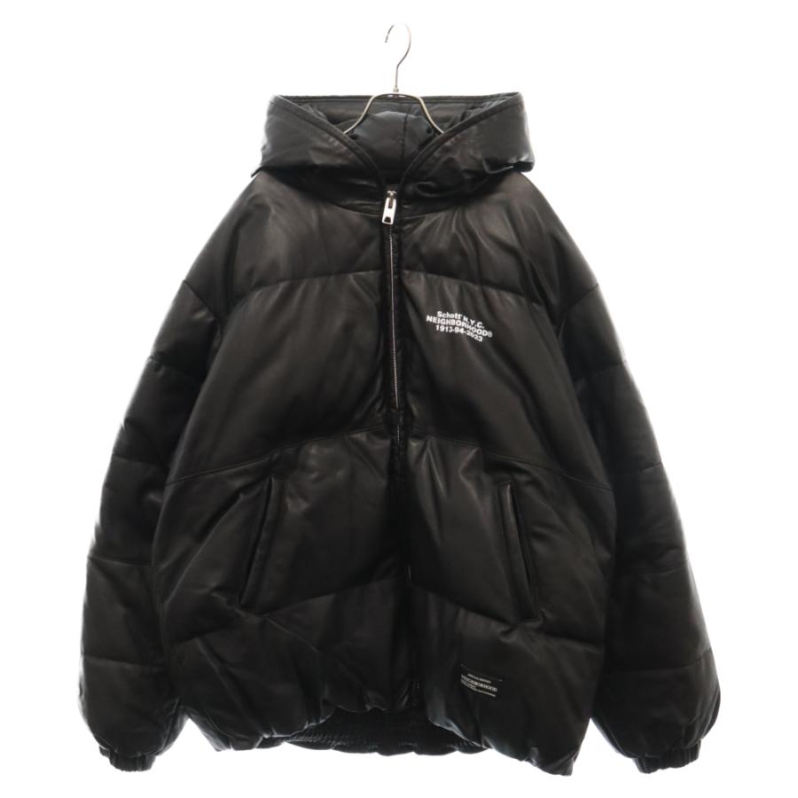 NEIGHBORHOOD ネイバーフッド 23AW ×Schott LEATHER HOODED NEIGHBORHOOD ネイバーフッド 23AW ×Schott LEATHER HOODED