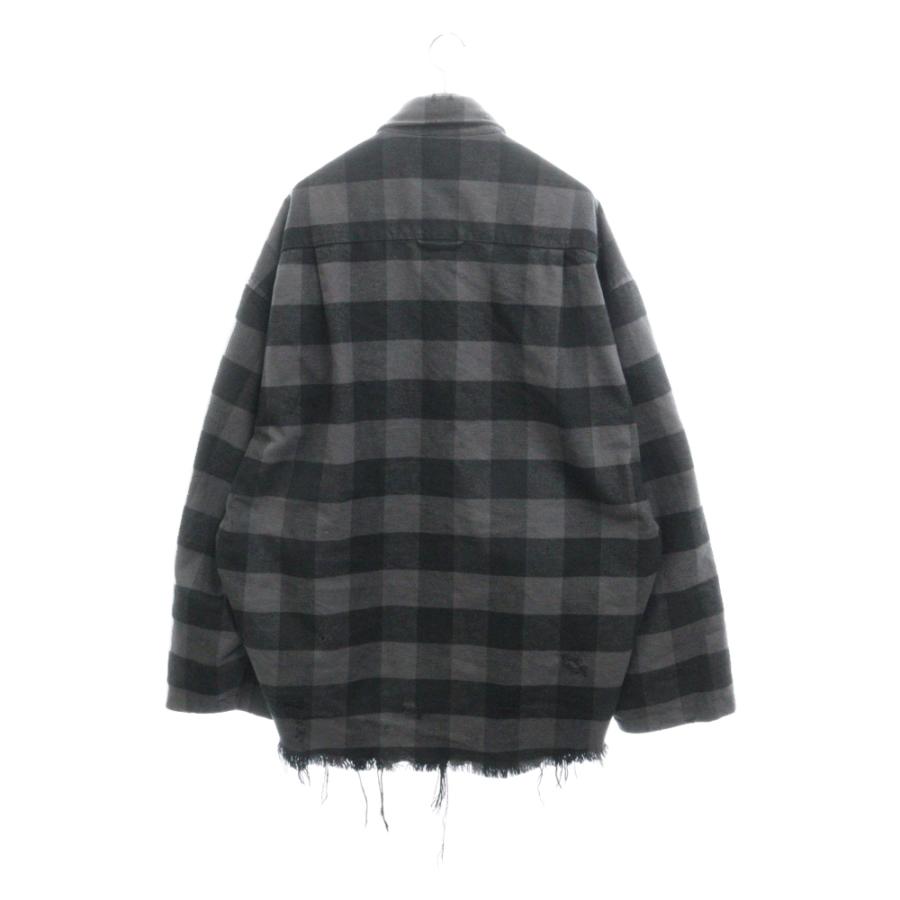 BALENCIAGA バレンシアガ 22SS オーバーサイズチェック長袖 BALENCIAGA バレンシアガ 22SS オーバーサイズチェック長袖