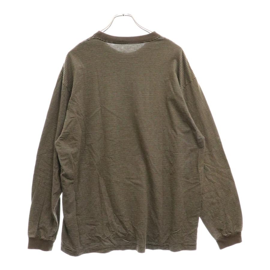ENNOY エンノイ 21AW L/S Border Tee ロゴ刺繍 ボーダー クルーネック