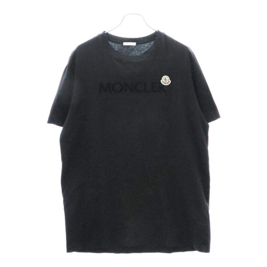 モンクレール 22SS Tシャツ 半袖 クルーネック 黒 XL ☆AA☆