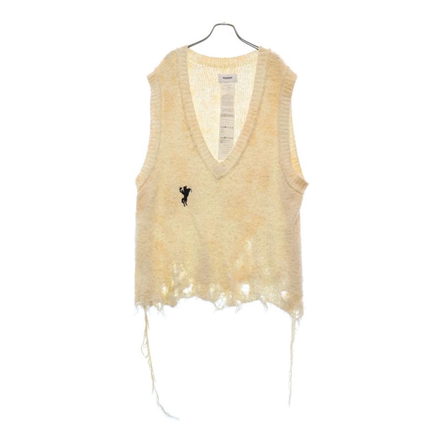 doublet（ダブレット） 22SS RECYCLE COTTON BLEACHED VEST リサイクル