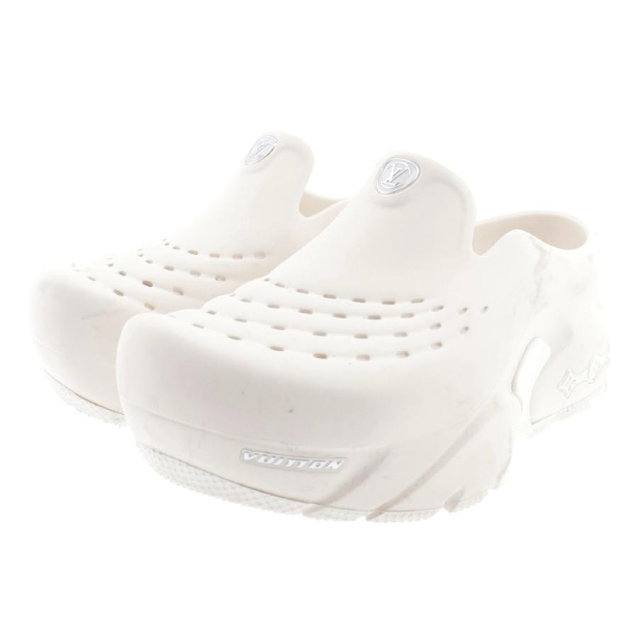 LOUIS VUITTON ルイヴィトン LVシャークライン ラバー スリッポン  