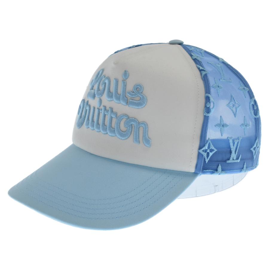 LOUIS VUITTON ルイヴィトン 24SS × Tyler The Creator タイラー シグネチャー メッシュ キャップ ブルー M7461L WA0274 LOUIS VUITTON（ルイ・ヴィトン） 24SS × Tyler The Creator タイラー