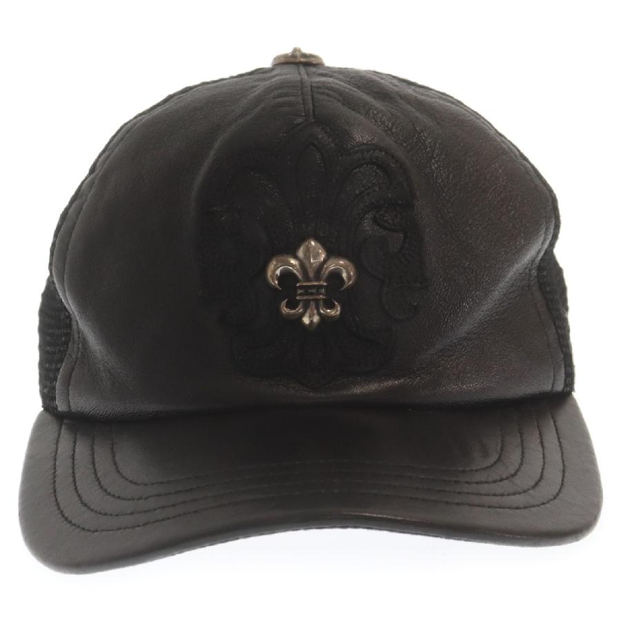 CHROME HEARTS（クロムハーツ） BSフレア レザー メッシュ キャップ