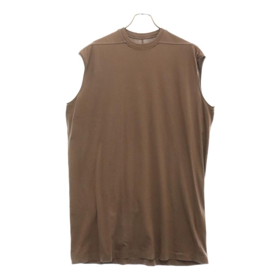 RICK OWENS コットンタートルネック ノースリーブカットソー