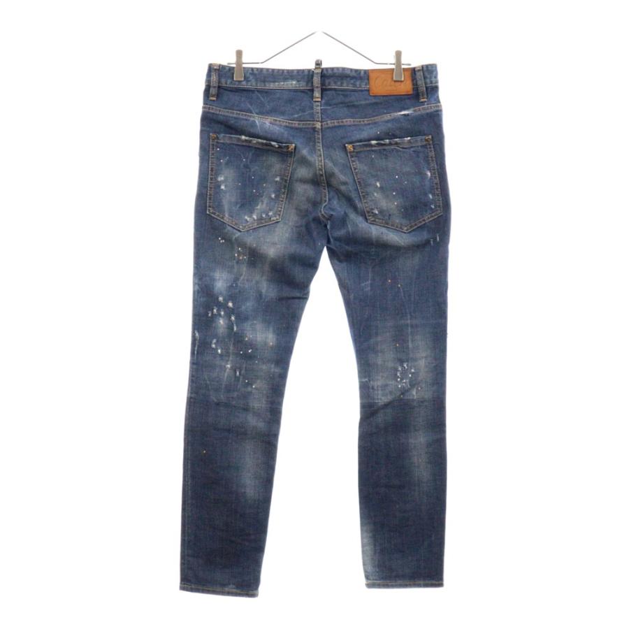 DSQUARED2 ディースクエアード 17SS SKATER JEAN スケータージーンズ デニムパンツ インディゴ S74LB0114 DSQUARED2（ディースクエアード） 17SS SKATER JEAN スケーター