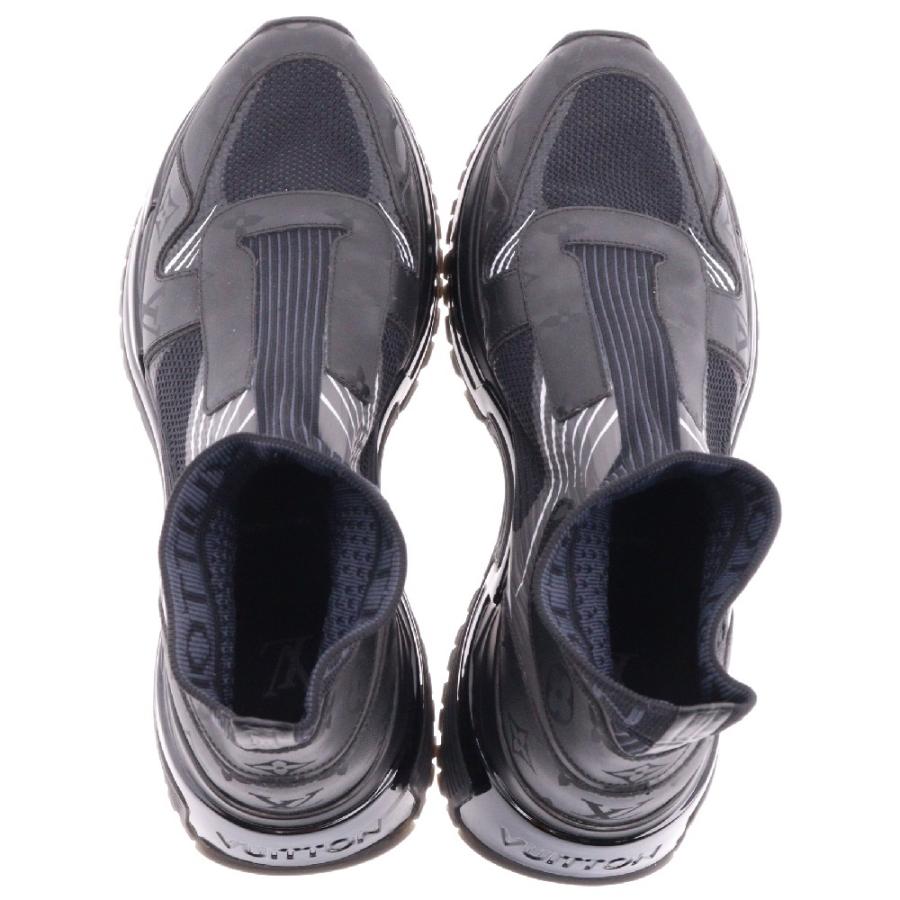 LOUIS VUITTON ランアウェイパルスライン モノグラム 黒 スニーカー LOUIS VUITTON（ルイ・ヴィトン） ランアウェイ パルス ライン