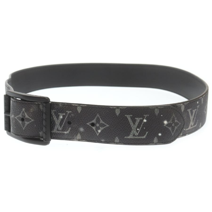 LOUIS VUITTON ルイヴィトン サンチュール リヴェルソ PVC×GP ブラック  