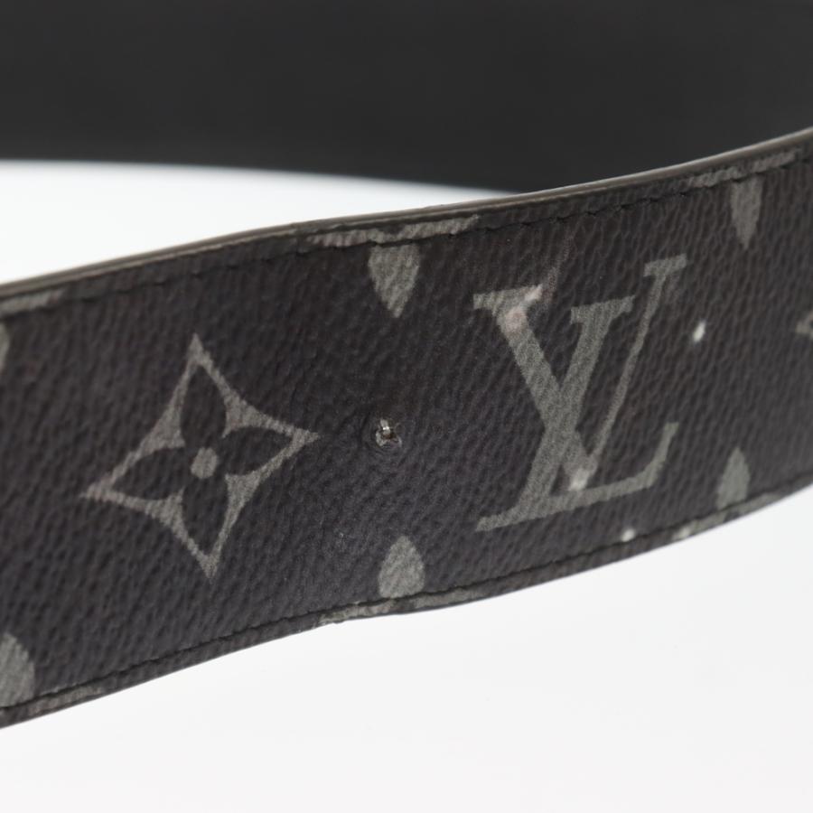 LOUIS VUITTON ルイヴィトン サンチュール リヴェルソ PVC×GP ブラック  