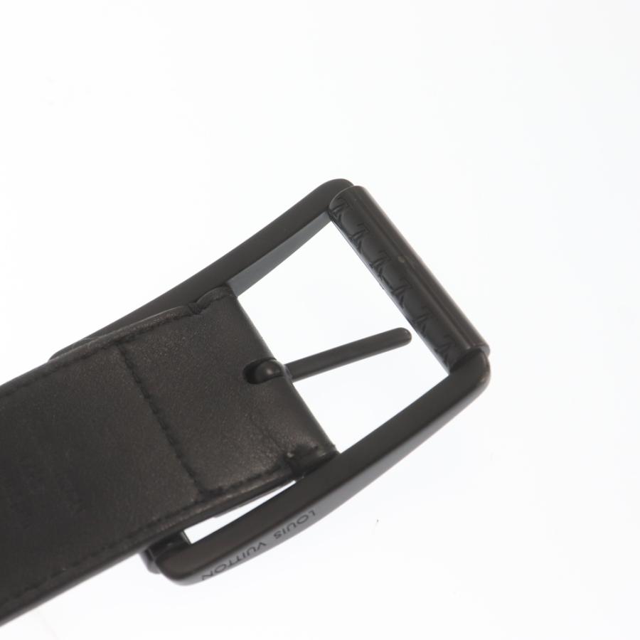 LOUIS VUITTON ルイヴィトン サンチュール リヴェルソ PVC×GP ブラック  