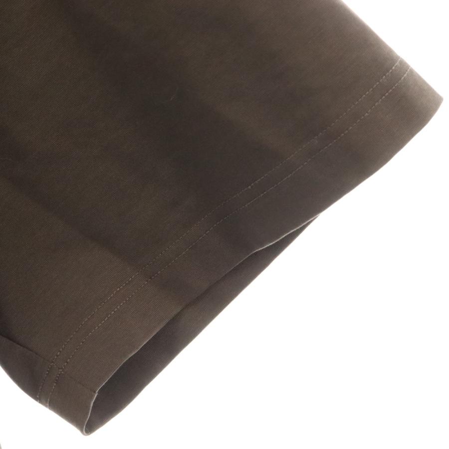 kolor ハイゲージコットンストレッチ ハイネック カットソーブラウン