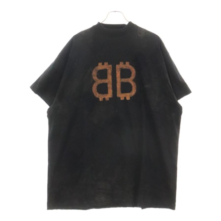 BALENCIAGA バレンシアガ 23AW BB Crypto Logo T-Shirt クリプトロゴ 