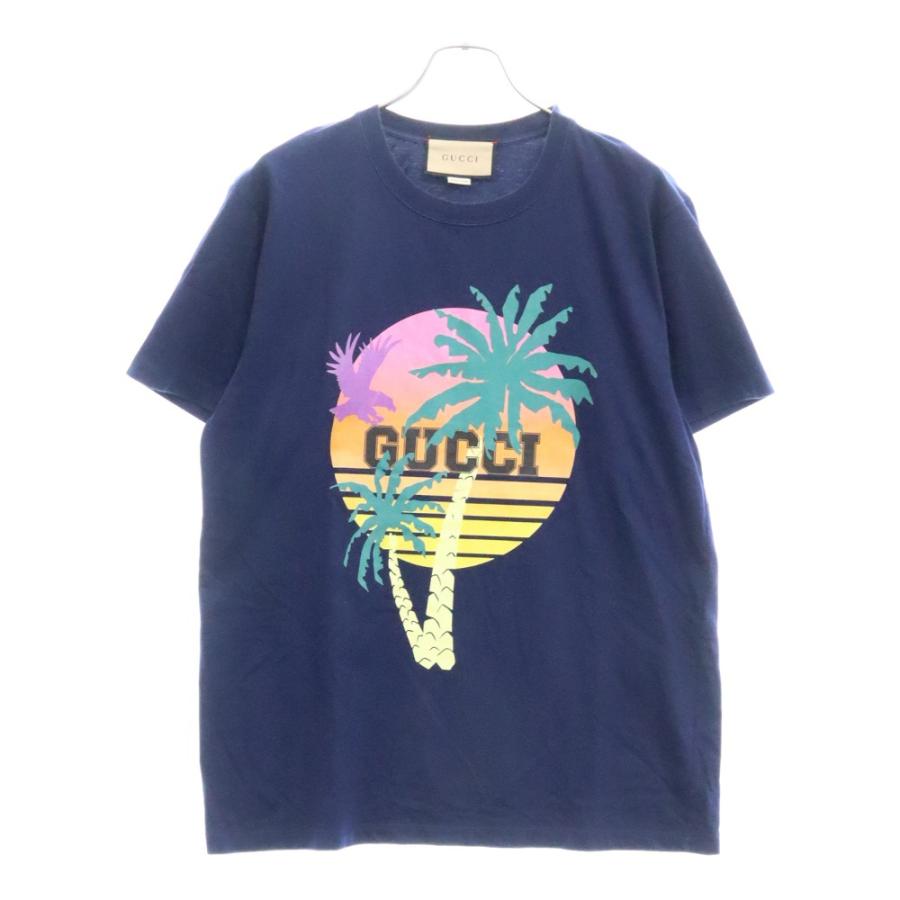 GUCCI グッチtシャツメンズXS パームツリー548334