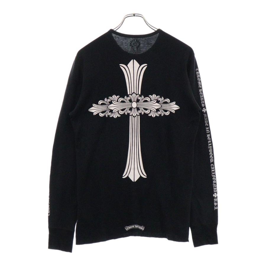 CHROME HEARTS クロムハーツ アームロゴ バッククロス サーマル 長袖T 