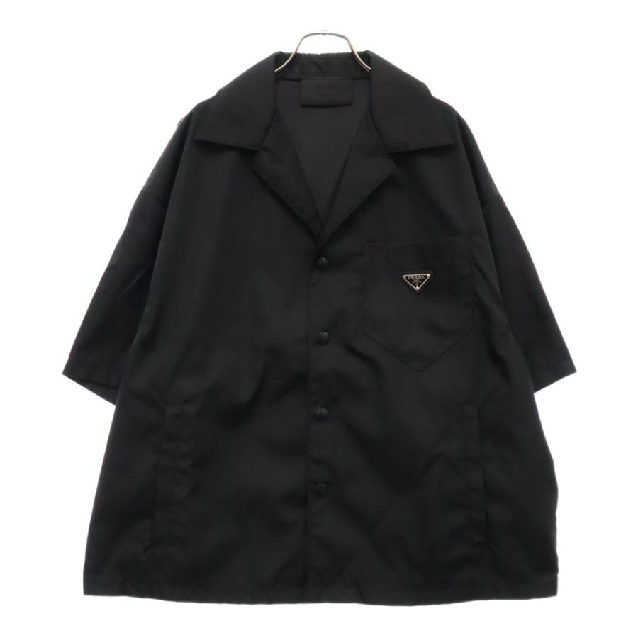 PRADA プラダ 24SS Re-Nylon リナイロン 三角ロゴプレート半袖 PRADA プラダ 24SS Re-Nylon リナイロン 三角ロゴプレート半袖