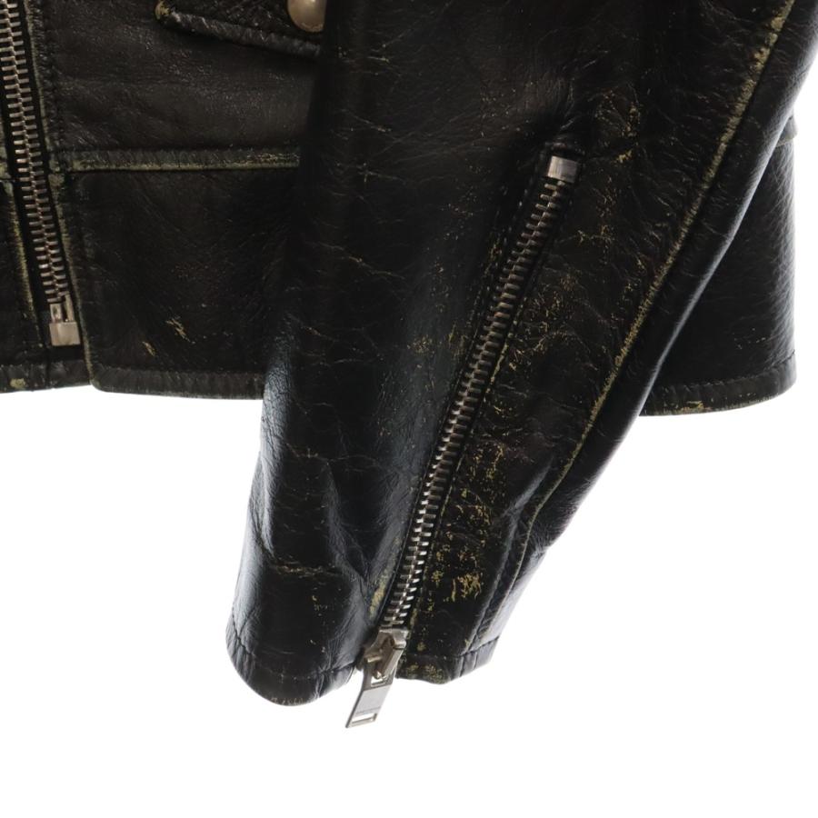 15AW サンローランパリ L01 レザーライダースジャケット 48 SAINT LAURENT PARIS サンローランパリ L01 クラシックモーター