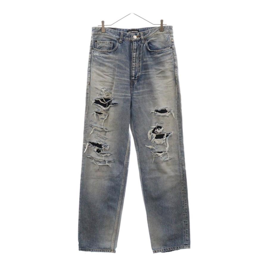 BALENCIAGA バレンシアガ 20AW Regular Ripped Denim ダメージ BALENCIAGA バレンシアガ 20AW Regular Ripped Denim ダメージ