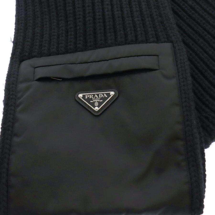 プラダ PRADA 三角プレート ニット マフラー UMS354 楽天市場】PRADA プラダ マフラー UMS354 1WTO レディース Re Nylon