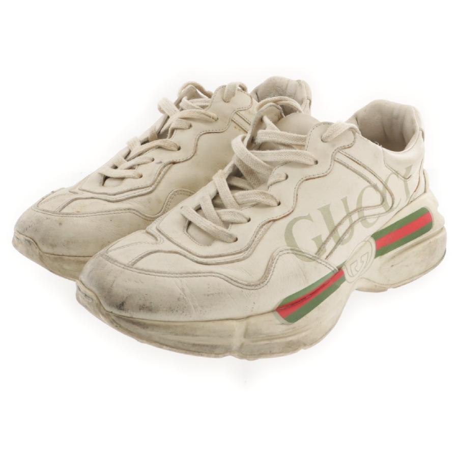 GUCCI（グッチ） GGロゴ ローカット ダッドスニーカー ホワイト 500877 