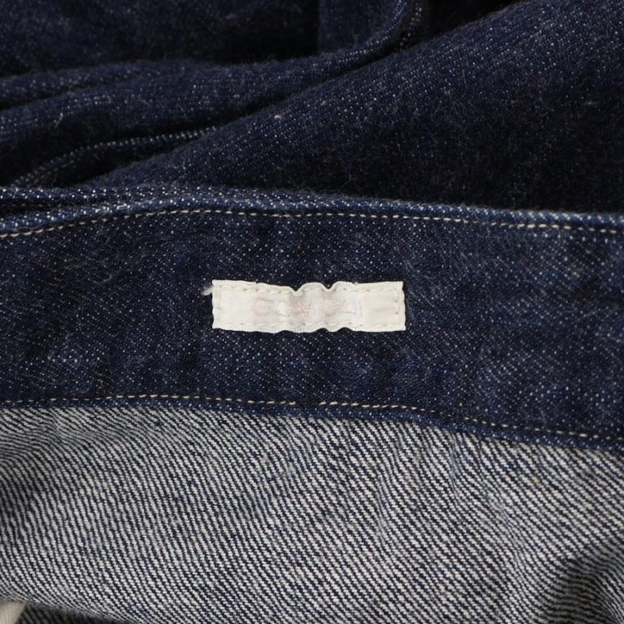 COMOLI（コモリ） 22SS ベルテッド ワイド テーパード デニムパンツ