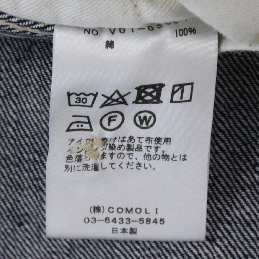 COMOLI（コモリ） 22SS ベルテッド ワイド テーパード デニムパンツ