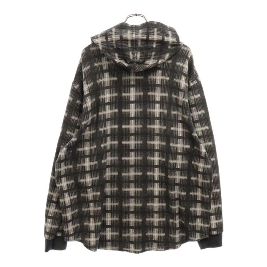 Supreme（シュプリーム） 23AW Hooded Plaid Knit Shirt フーデッド