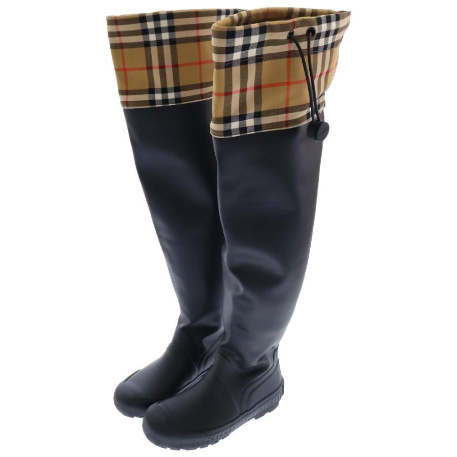BURBERRY バーバリー ノバチェック ニーハイ ラバー レイン BURBERRY バーバリー ノバチェック ニーハイ ラバー レイン