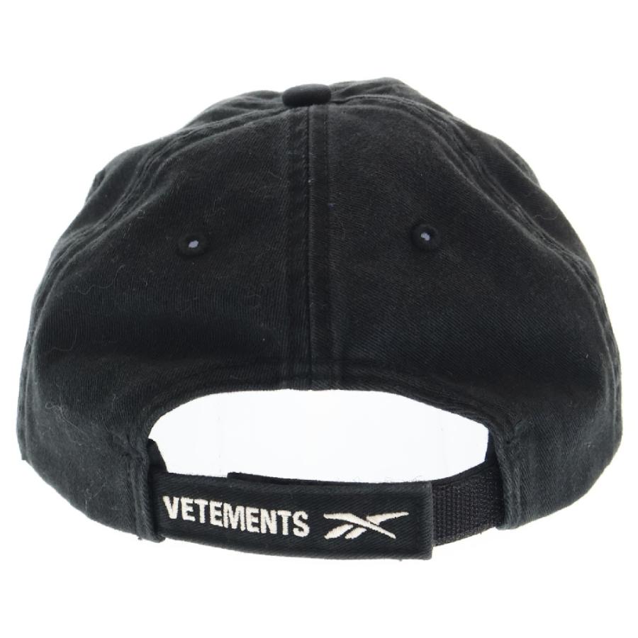 VETEMENTS ヴェトモン 19SS×Reebok Eyelet Cotton Ring Cap VETEMENTS ヴェトモン 19SS×Reebok Eyelet Cotton Ring Cap